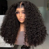 Jerry Curl Human Hair Lace Front Wig