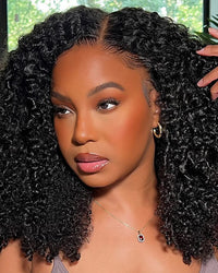 Water Wave Human Hair Lace Front Wig
